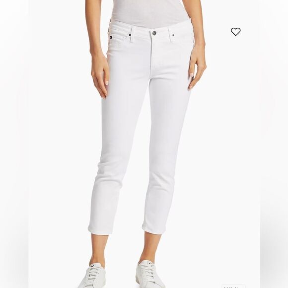 NWT Women's Prima Mid Rise Cigarette Crop Jean 27 - Picture 1 of 9